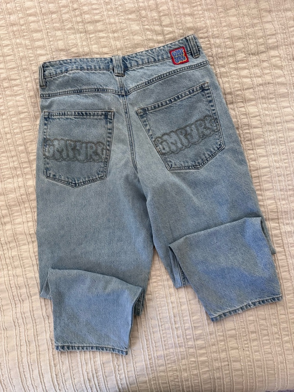 Empyre Light Blue Relaxed Fit Jeans - Size 30 - Picture 4 of 4
